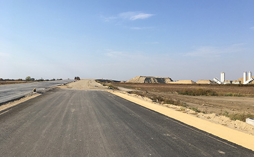 Az ütemtervet tartva halad az M44-es gyorsforgalmi út építése
