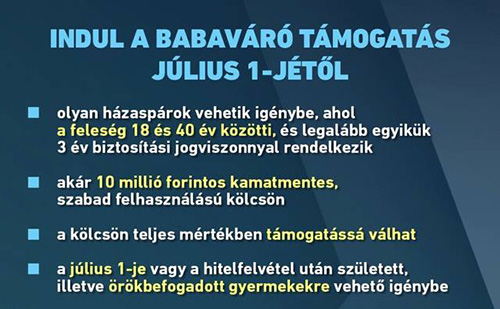 babaváró támogatás